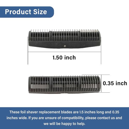 Andis Foil Shaver Replacement Blades - Compatible with Babyliss FXFS2, Wahl 5 Star - 4 Pcs