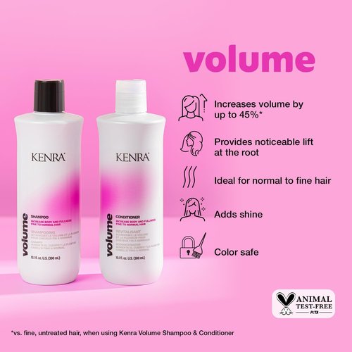 Kenra Volume Conditioner - Boosts Body & Fullness | Color Safe for Fine to Normal Hair | 33.8 oz