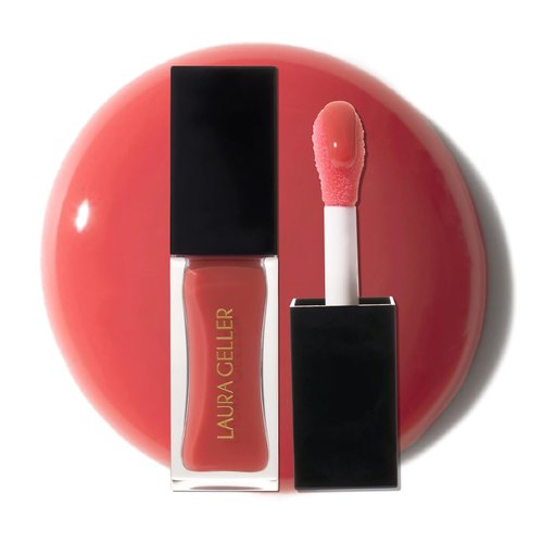 Laura Geller New York Lip Oil - Fine Shine Glossy Hydrating Formula in Rose Garden - Pink