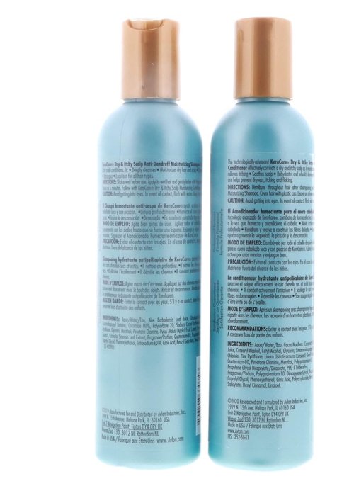 Avlon Keracare Dry Itchy Scalp Shampoo & Conditioner Set | Soothes & Nourishes Scalp