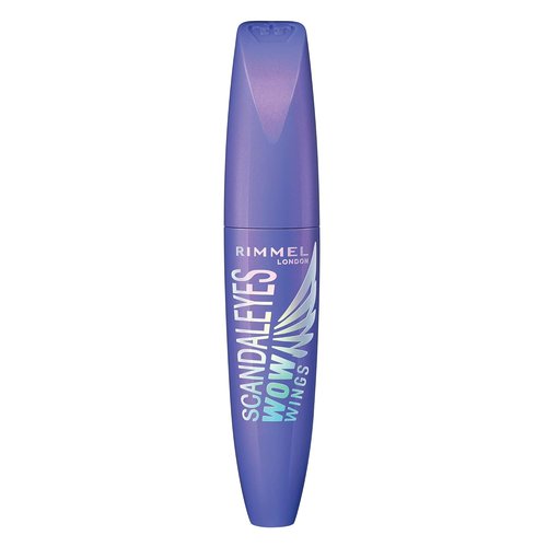 Rimmel Wow Wings Mascara - Long-Wearing, Volumizing & Smudge-Proof | 003 Extreme Black, 0.4oz
