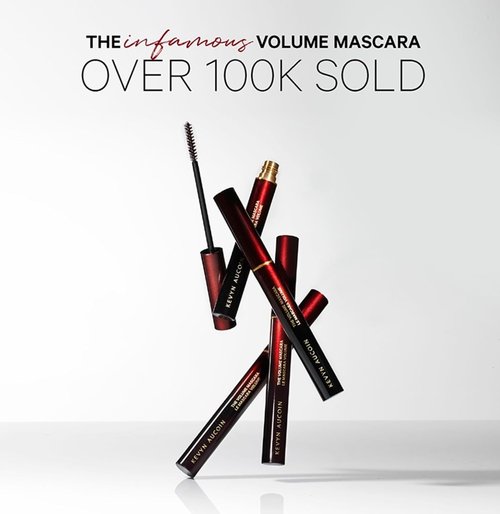 **Kevyn Aucoin The Volume Mascara - Black | Precision Brush for Long-Lasting, Clump-Free Lashes**