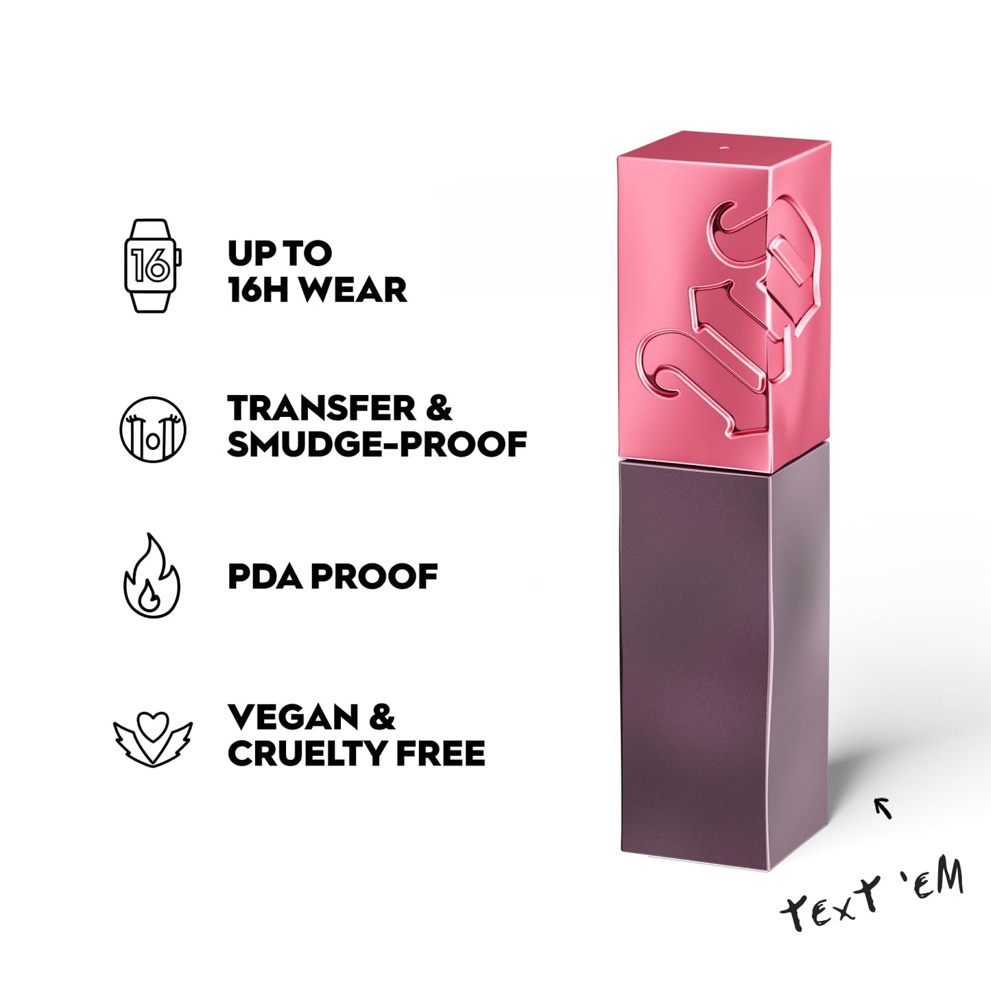 Urban Decay Vice Lip Bond Liquid Lipstick - Transfer-Proof, 16HR Wear, Hydrating Shine | 0.14 fl oz