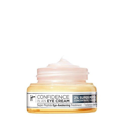 IT Cosmetics Confidence in an Eye Cream - Anti-Aging Peptide Formula for Dark Circles & Wrinkles, 2% Super Peptide, 48HR Hydration, All Skin Types