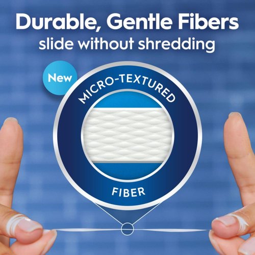 Oral-B Glide Dental Floss - Shred Resistant & Gentle on Gums - Cool Mint Flavor, 40 M, 3 Count