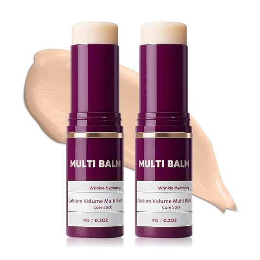Skiennix Calcium Multi Balm - Anti-Aging Hydrating Stick for Face, Neck & Eyes | 2 Pcs