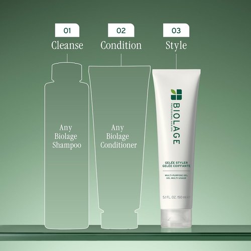 Biolage Styling Gelée - Medium Hold Gel Styler for All Hair Types | Adds Shine & Controls Frizz, Vegan