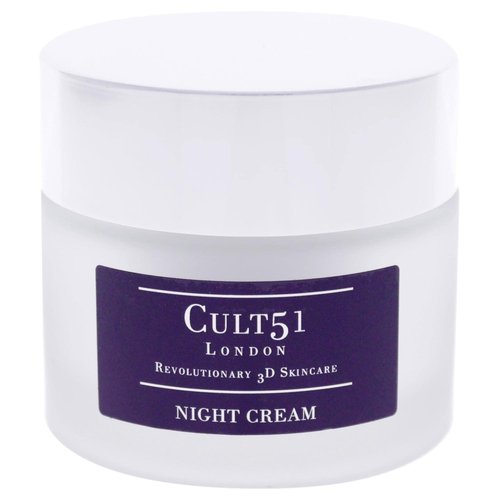 Cult51 Night Cream - Intensely Hydrating Anti-Aging Moisturizer - 1.6 Oz for Glowing Skin & Reduced Wrinkles