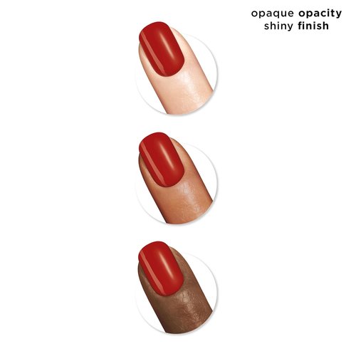 Sally Hansen Insta-Dri Nail Polish - Quick Dry, Long-Lasting, Streak-Free Shine | Opaque Glossy 390 That's A-Blazing! | Fiery Orange-Red Color