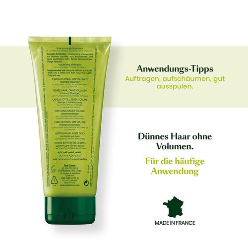 Rene Furterer VOLUMEA Volumizing Shampoo - Thickens & Adds Volume to Fine Hair - SLS Free Formula