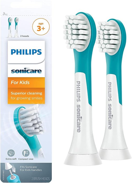 Philips Mini Brush Heads - Sonic Toothbrush Replacement Heads | Compatible with HX6032/05