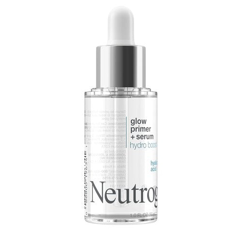 Neutrogena Hydro Boost Glow Booster Primer - Hydrating Face Serum & Primer Hybrid with Hyaluronic Acid | 1.0 fl. oz