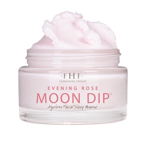 FarmHouse Fresh Evening Rose Moon Dip - Retinol Night Cream with Peptides & Vitamin C | 1.7 Fl Oz
