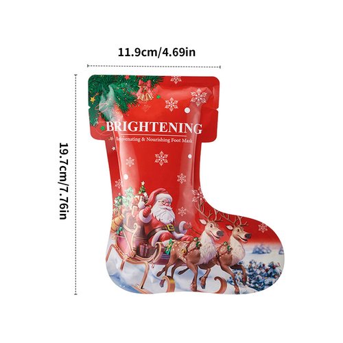 10 Pack Christmas Stocking Stuffer Hand Foot Mask Moisturizing Hydrating Gloves Socks Masks Peel Mask for Hand Feet Dry Cracked Repairing Skincare Spa Gifts for Women Men Christmas (3 Pack Foot)