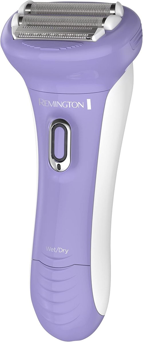 Remington Smooth & Silky Electric Shaver - 4-Blade Foil Shaver & Bikini Trimmer with Almond Oil Strip | Wet/Dry Use