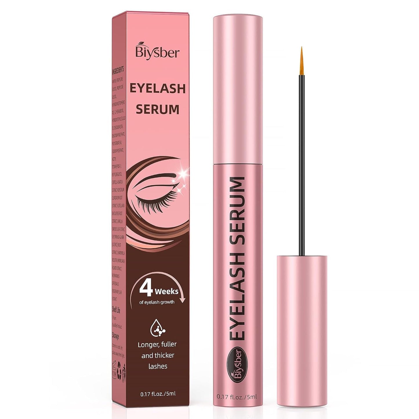Skiennix Eyelash Growth Serum - Premium Formula for Longer, Fuller Lashes & Eyebrows | Gentle & Vegan