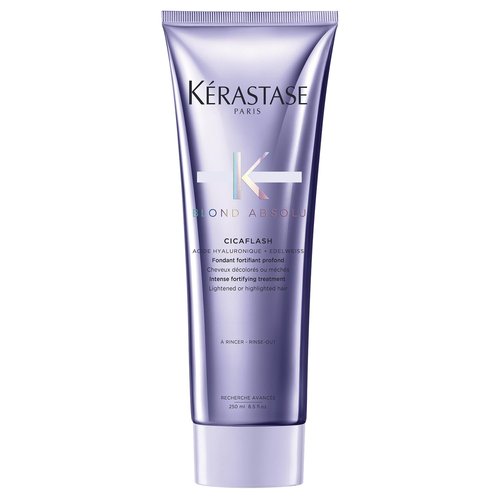 Kerastase Blond Absolu Cicaflash Conditioner - Nourishing Treatment for Bleached Hair | Strengthens & Protects Against Breakage