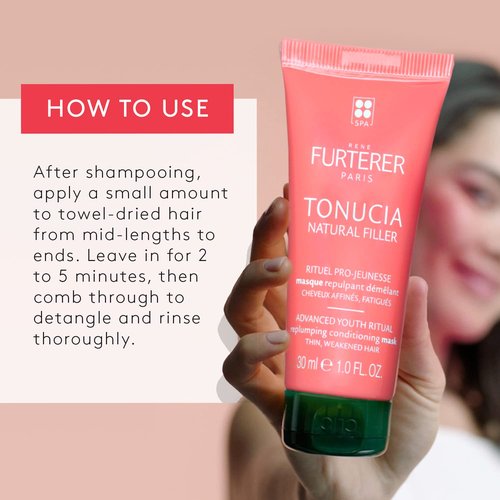Rene Furterer TONUCIA Replumping Conditioning Mask - Revitalize Thin, Weakened Hair - Silicone-Free, 200ml