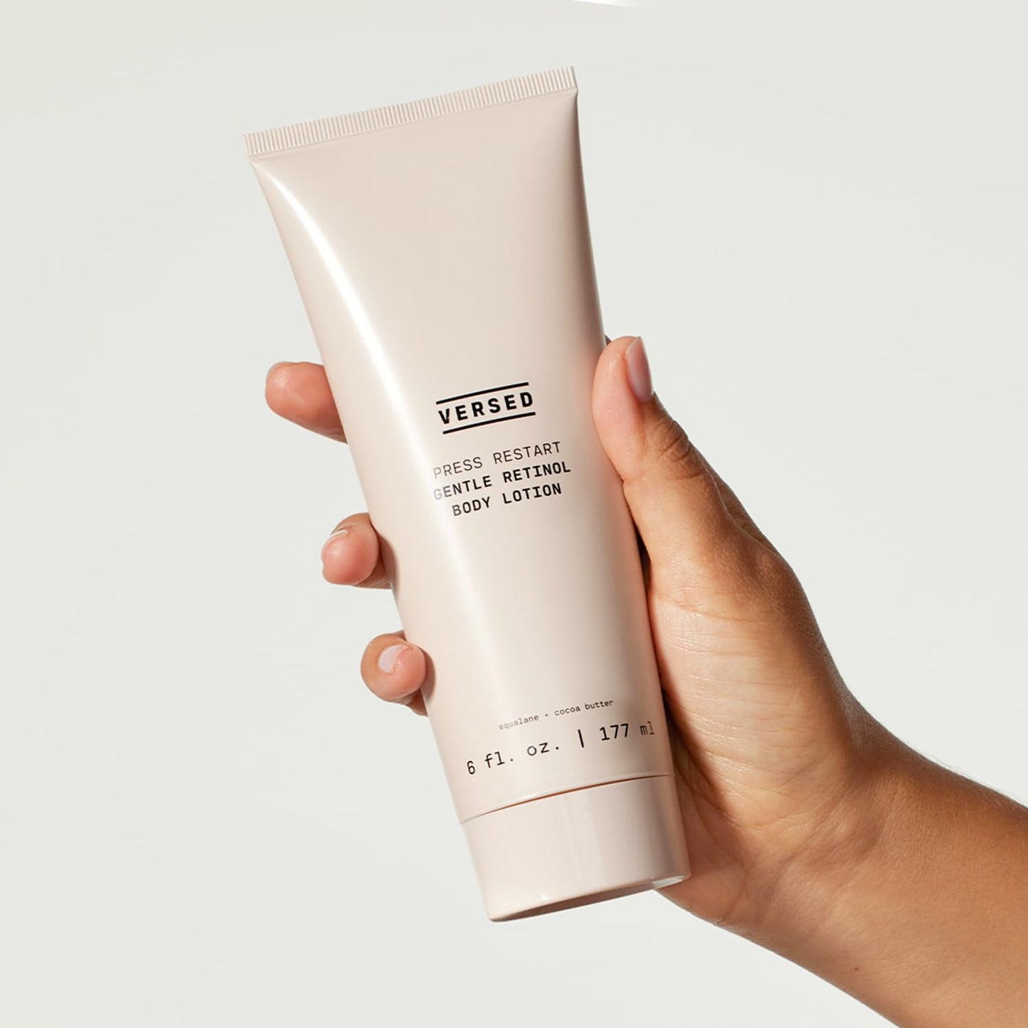 Versed Press Restart Retinol Body Lotion - Skin Firming Moisturizer with Cocoa Butter & Squalane - 6 oz for Dark Spots & Aging Skin