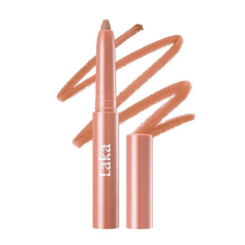 Laka Lip Liner - Rich Cream Glide Texture for Smooth Application | Semi-Matte Finish, 0.02oz #01 Bare Memory