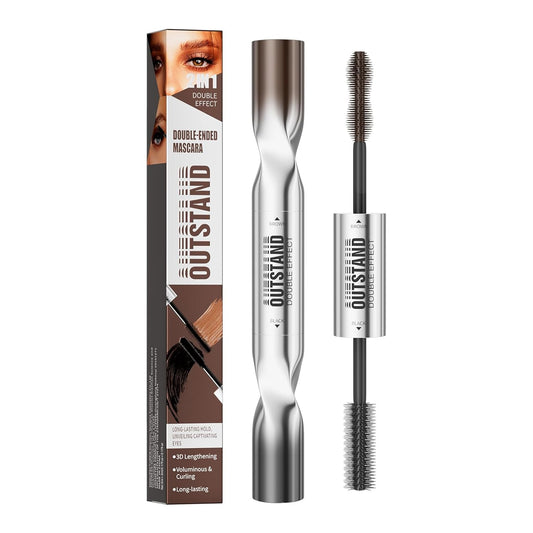 Skiennix Women's Tubing Mascara - 2-in-1 Black & Brown, Volumizing, Waterproof, Hypoallergenic