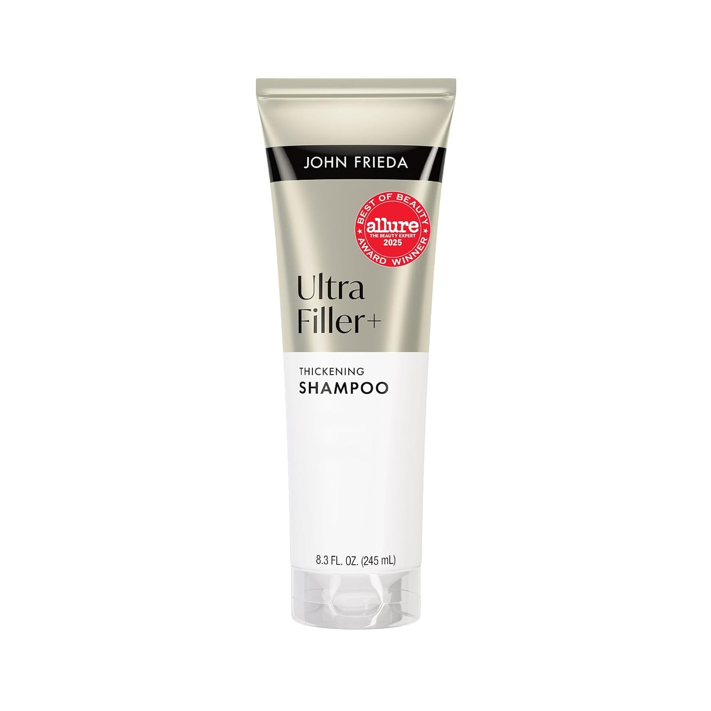John Frieda ULTRAfiller+ Thickening Shampoo - Strengthen Damaged Hair with Biotin & Hyaluronic Acid | 8.3 Fl Oz