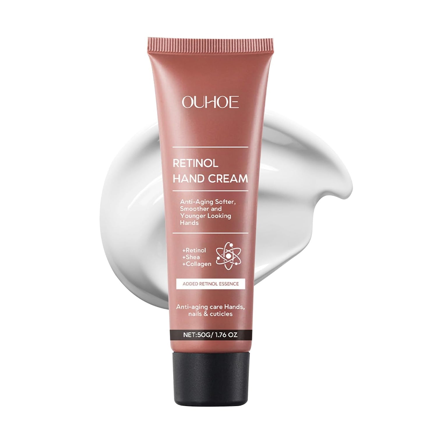 VRAIKO OUHOE Retinol Anti-Aging Hand Cream - Mineral Moisturizer with Shea Butter & Collagen (1pc)