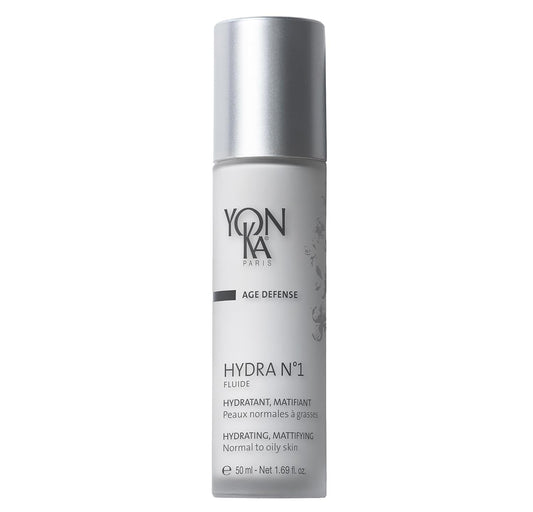 Yon-Ka Hydra No.1 Fluide - Lightweight Age Defense Moisturizer with Hyaluronic Acid | 1.69 fl oz | Paraben-Free for Normal & Oily Skin