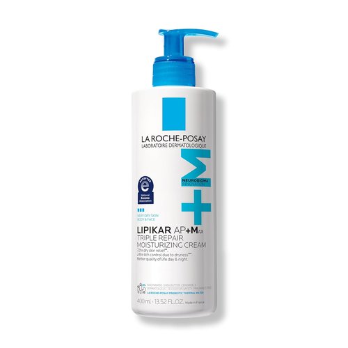 La Roche-Posay Lipikar AP+MAX Body Cream - Triple Repair Moisturizer for Very Dry Skin with Shea Butter & Niacinamide | 13.5 oz