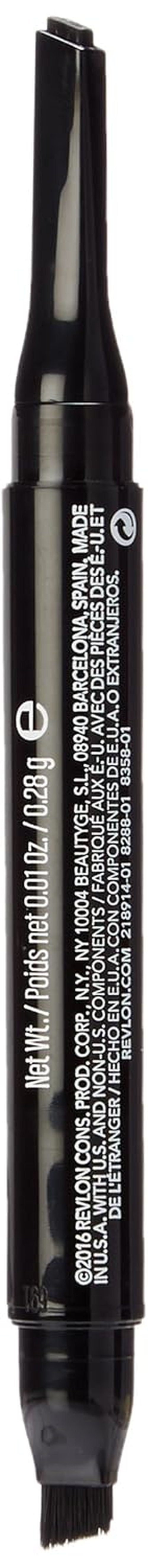 Revlon ColorStay 2-in-1 Pencil Eyeliner - Waterproof Longwearing with Smudge Brush | 101 Onyx, 0.01 Oz