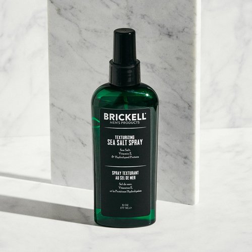 Brickell Men's Texturizing Sea Salt Spray - Natural & Organic, Alcohol-Free Hair Lifter | 6 Ounce