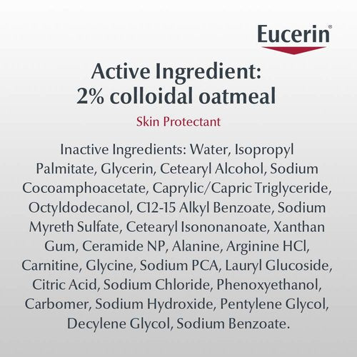 Eucerin Eczema Relief Body Wash - Soothing Cream with Colloidal Oatmeal & Licorice Root Extract | 13.5 Fl Oz