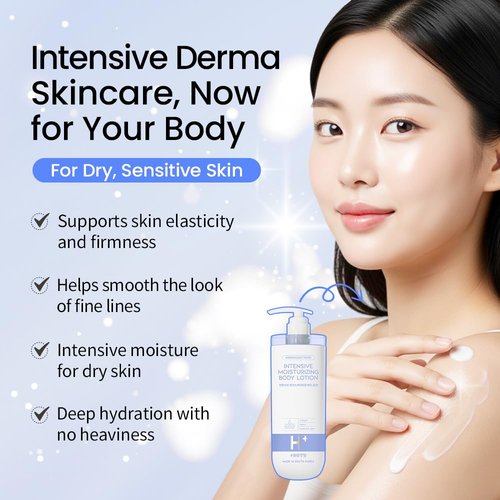 #OOTD Intensive Moisturizing Body Lotion - Gentle Daily Hydration with Hyaluronic Acid & Collagen | 750ml (25.36 fl oz) for Dry & Sensitive Skin