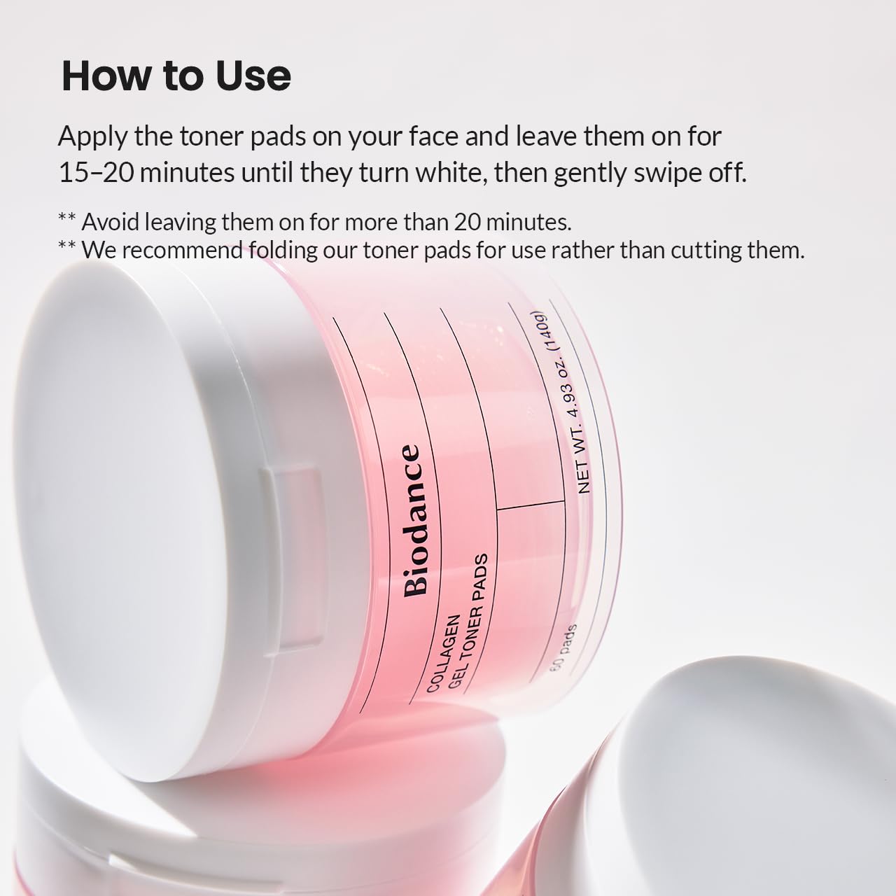 Biodance Collagen Gel Toner Pads | Pore Perfecting, Improving Elasticity, Korean Toner Pads for Sensitive Skin | 4.93 fl.oz.(140g), 60Pads