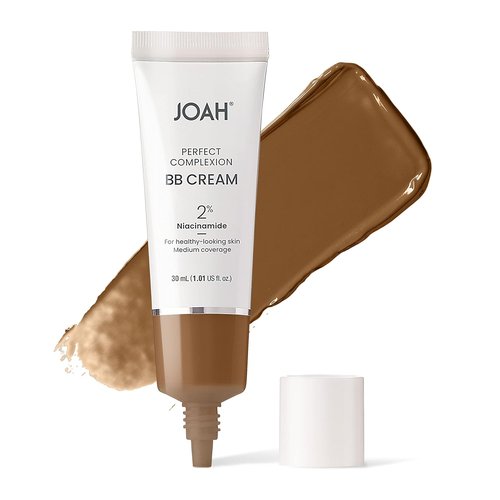 JOAH Beauty BB Cream - Perfect Complexion with Hyaluronic Acid & Niacinamide | Medium Coverage, Deep Tone