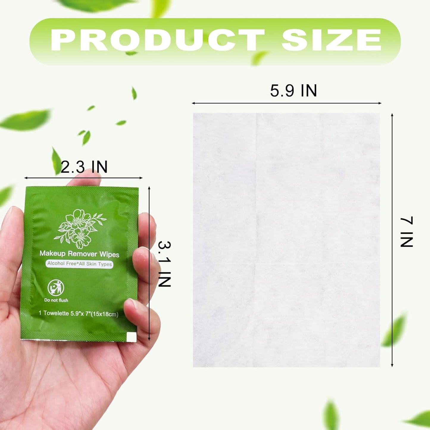 Skiennix Makeup Remover Wipes - Gentle Cleansing Individually Wrapped Travel Wipes | 100 Count