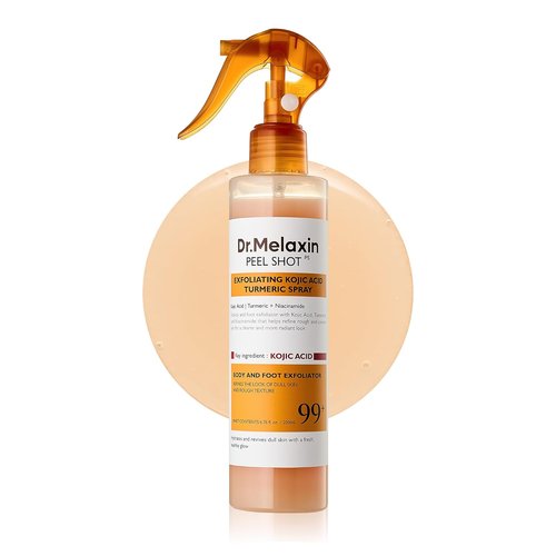 Dr. Melaxin Body Keratin Care Spray - Kojic Acid & Turmeric Exfoliating Solution | 6.76 fl. oz.