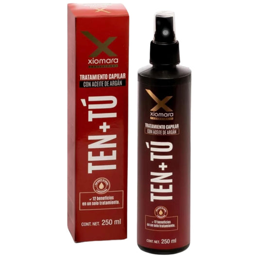 Xiomara Ten + Tú Heat Protectant Spray - 8.45 fl oz | Essential Thermal Hair Protection for Styling