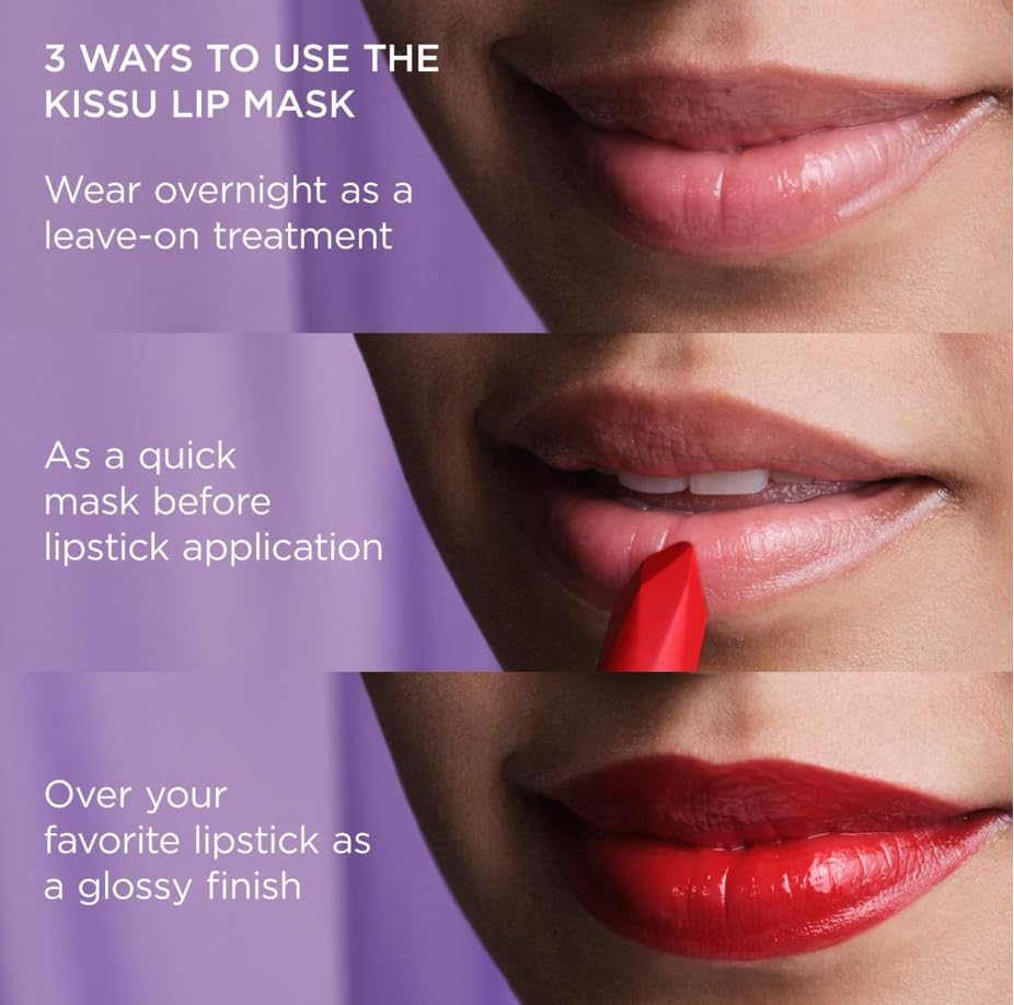 Tatcha Kissu Lip Mask - Overnight Treatment for Plump, Soft Lips | 9.0 g | 0.32 oz