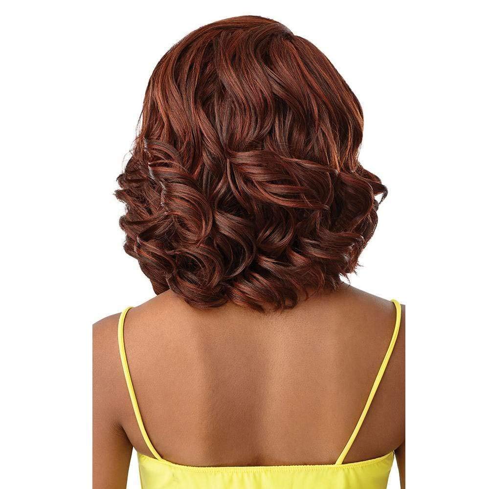 Outre The Daily Synthetic Lace Part Wig - DELANIA (1B Off Black)