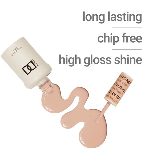 DND Gel Polish Set - Purple Collection | UV/LED Gel & Air Dry Nail Lacquer Duo, 0.5 Fl Oz Each
