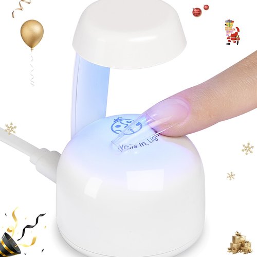 Beetles Mini Uv Light for Gel Nails Flash Curing Innovative with Smart Sensor for Easy and Fast Extension System, Portable Manicure Uv Led Light for Gel Nail Polish Diy