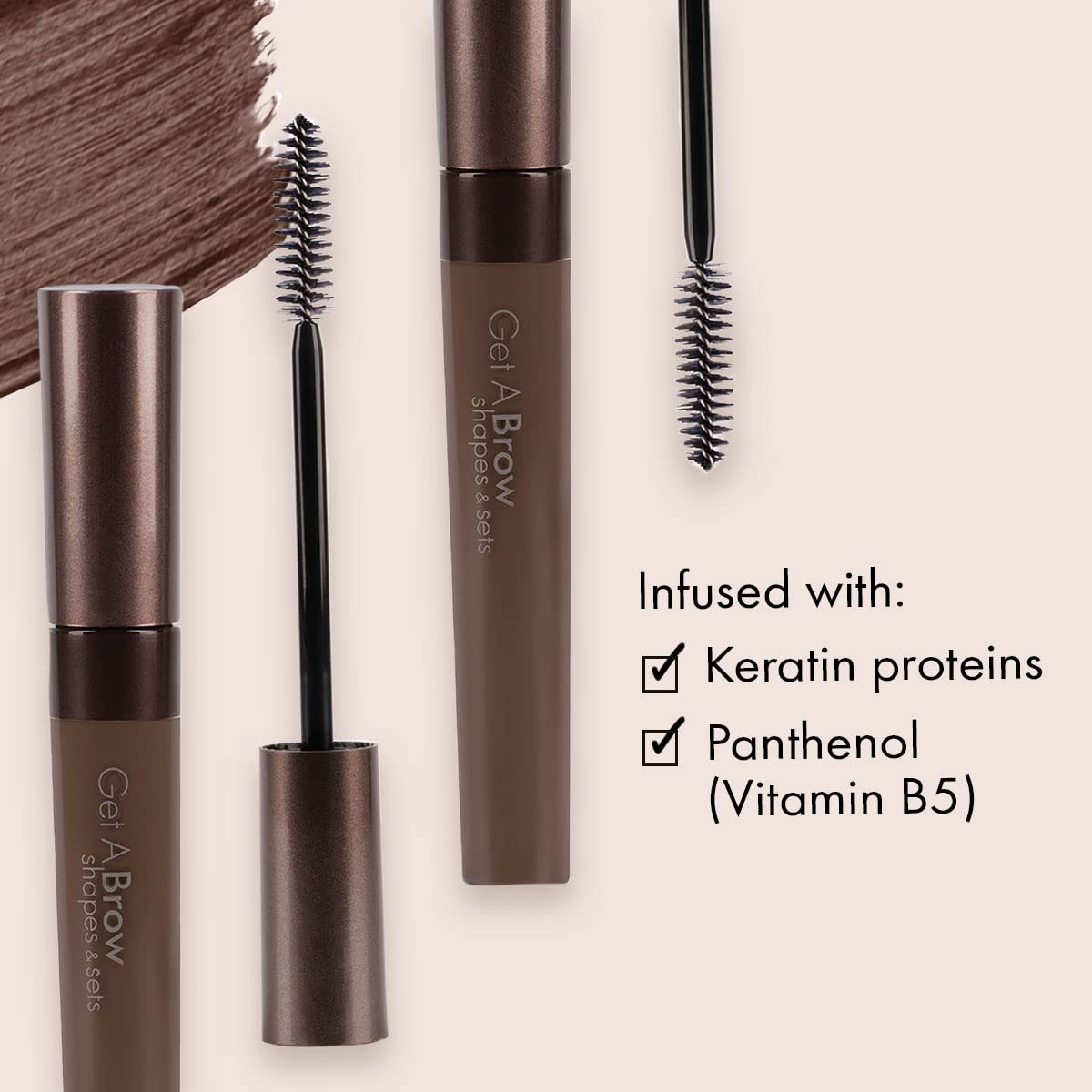Sorme Cosmetics Brow Gel - Dark Brown, 0.4 Ounce | Long-Lasting & Smudge-Proof Formula