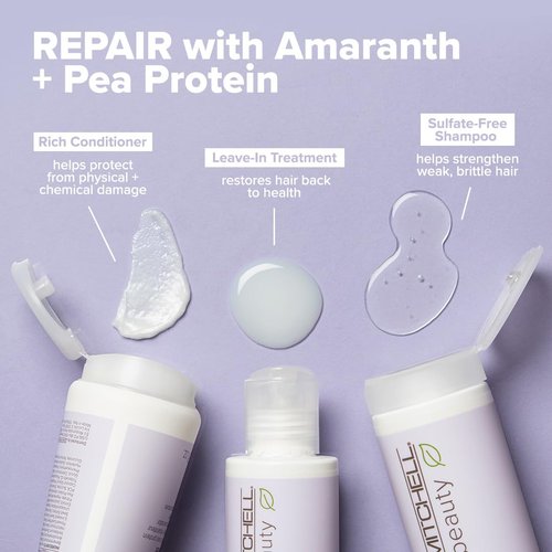 Paul Mitchell Clean Beauty Repair Shampoo - Strengthens & Protects Damaged Hair | 10.1 oz