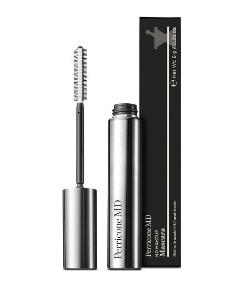 Perricone MD No Makeup Mascara - 2-in-1 Lash Treatment & Makeup - Vegan, Cruelty-Free, Blackest Black - Double-Sided Brush for Volume & Length