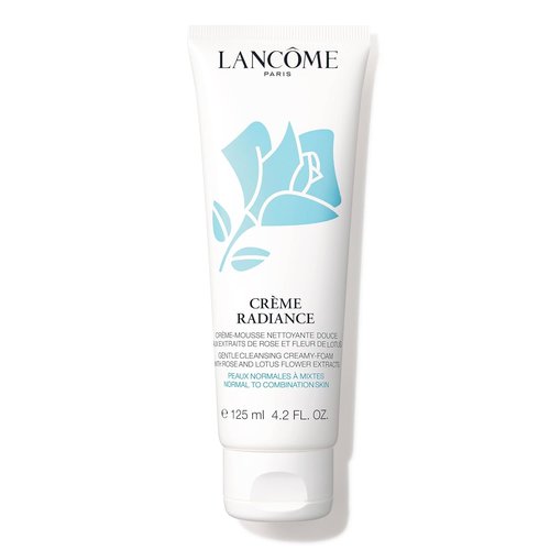 Lancôme Crème Radiance Cleanser - Gentle Cream-to-Foam Formula for Waterproof Makeup Removal | 4.2 Fl Oz