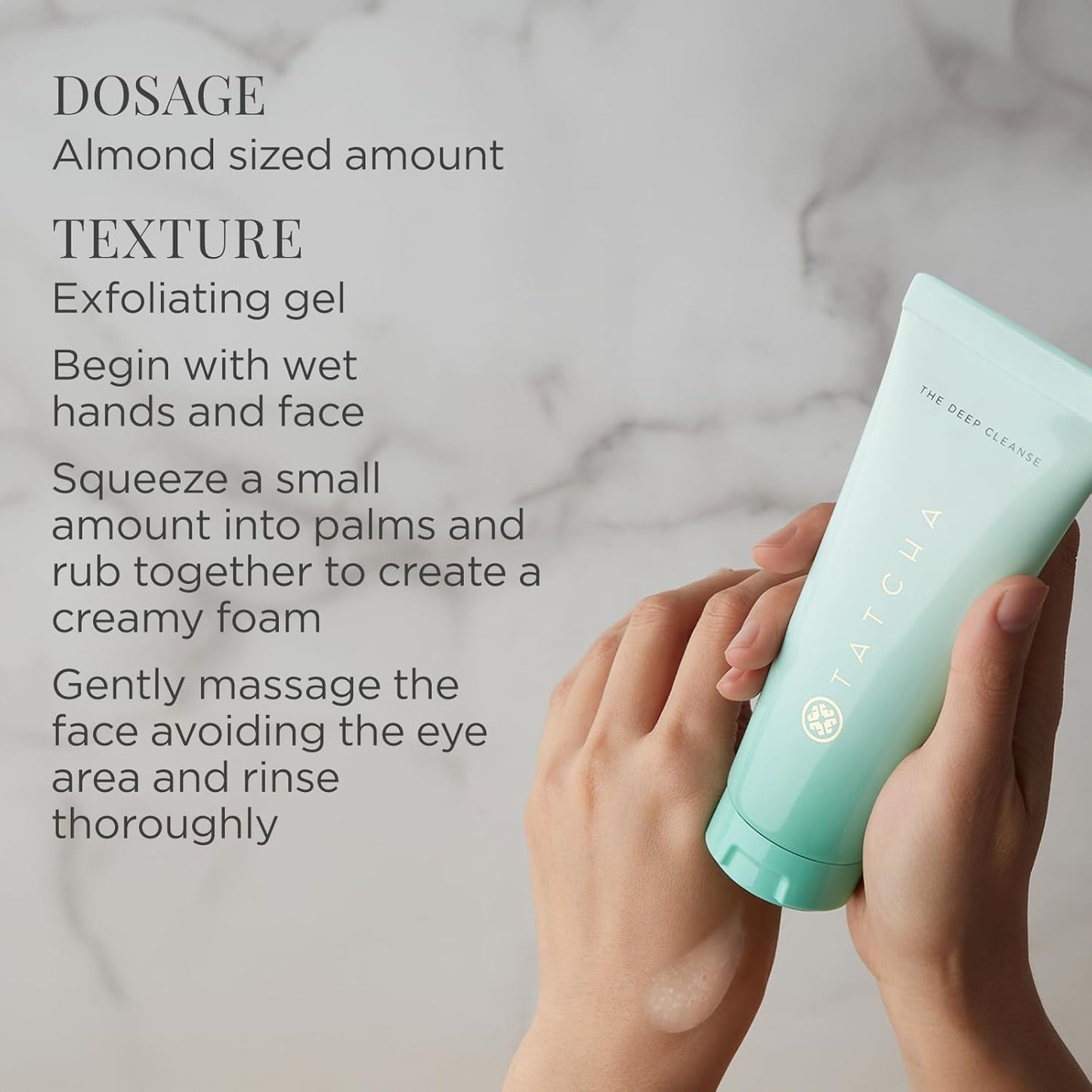 TATCHA The Deep Cleanse - Gentle Exfoliating Cleanser That Lifts Dirt & Minimizes Oil | 150ml