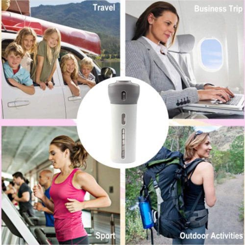 2 Pack Travel Dispenser, CHIVENIDO 4 in 1 Lotion Shampoo Gel Travel Dispenser Shower Bottles Refillable Travel Bottles (Pink+Gray)