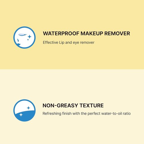 Illiyoon Fresh Moisture Makeup Remover - Gentle Waterproof Lip & Eye Cleanser with Yuzu Extract | 0.14 Fl.Oz (300ml)