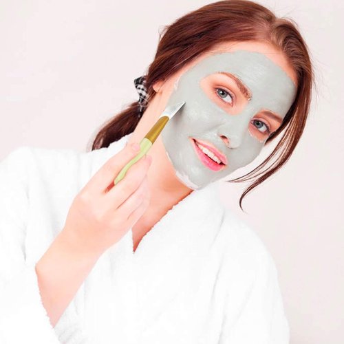 Cuttte Silicone Face Mask Applicators - 4 Pack Flexible Brushes for Mud, Clay & Charcoal Masks